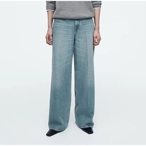 COS wide leg high rise jeans